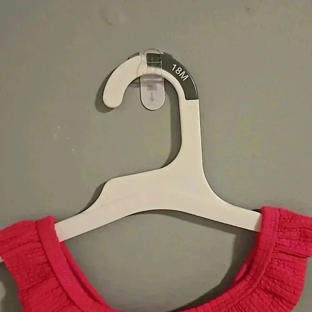 Carter's  solid pink girls bathing suit - Picture 2 of 8